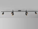 (Copy) -Light Matte Black Flexible Track Lighting Kit with Center Swivel Bars