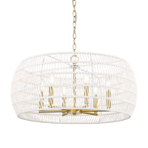 Quoizel
Teton 100-Watt 5-Light Brushed Gold Pendant Light