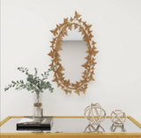 Olivia & May Glam Gold Butterfly Wall Mirror