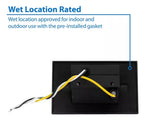 (Brand Rating: 4.5/5)
STW Horizontal Wet Location Hardwired Black Integrated LED Step Light