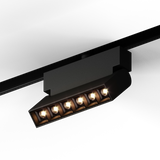 20W Dimmable LED Track Luminaire, Black Painted Finish; Compatible with H-Type Single-Circuit Track; 3000K CCT (Warm White); CRI 90+; 30° Narrow Flood Beam; Suitable for Wall Art and Accent Appl