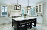 Aria 1-Light Small Pendant — Burnished Brass & Clear Seeded Glass