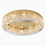 Carcare Eminent 15.8-Inch Drum Crystal Chandelier