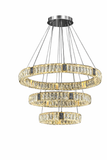 Aurelia Strata crystal ring chandelier