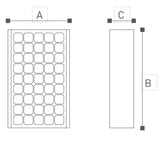 LED Wall-Mounted Mosaic Light Fixture (VL-3096)