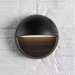 JONATHAN Y
(Brand Rating: 4.5/5)
Orbe Small 6.25 in. Black Integrated LED Outdoor Metal/Glass Sconce