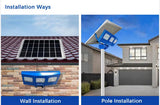 LED Solar Flood Light – Key Advantages
	•	High-Lumen LED Output
Equipped with high-efficiency LED chips delivering bright, consistent illumination with a lifespan exceeding 60,000 hours.