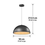 Artika Lámpara Colgante LED Ridley 50 cm × 50 cm × 212.5 cm / 19.69'' × 19.69'' × 83.66''