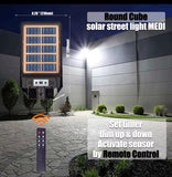 Led Super Bright Solar Street Light Outdoor Waterproof Double Side Rechargeable Monocrystalline Solar