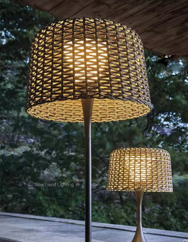 Ambient Mesh Lighting Tall Lantern Carob