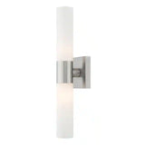 Brushed Nickel 2 light ADA Bath Vanity