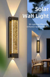 Architectural Solar LED Wall Light | IP65 Outdoor Accent Lighting for Villas, Gardens & Terraces