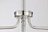 Yorktown 4 Light
Pendant;  Polished Nickel Finish Finish; Clear Glass