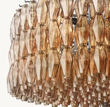 Chiara Smoke Glass Round Chandelier (47″)