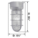 Utility Vapor Tight Ceiling Mount light Fixture