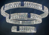 Aurelia Strata crystal ring chandelier
