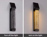 Solar LED Wall Light with Smart Light Control (Dusk-to-Dawn Sensor, Energy-Efficient Operation)