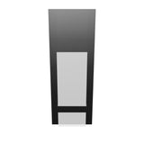 14″ Bubble Glass Designer LED Wall Sconce — Black Finish | Selectable CCT