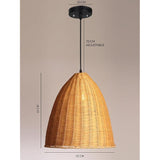 Bamboo Pendant size light 32×32 cm