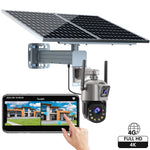 New RTSP Outdoor WiFi Camera with 40W Solar PV Panel Kit & 20AH Lithium Battery Pack – DC 12V/5V Solar Energy System for CCTV