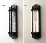 LED Outdoor Porch Wall Sconces IP65 Die-cast, Aluminum Anti Rust Garden Lighting Black 110v 265v for Villa Garage Courtyard