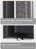 Architectural Solar LED Wall Light | IP65 Outdoor Accent Lighting for Villas, Gardens & Terraces