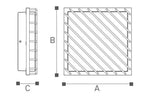 Flush-Mounted SKY XXZ-LED Wall Pack - 20W (Die-Cast Aluminum)