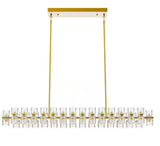 53-Inch Gold Crystal Chandelier
Elevate your living or dining room with this stunning 60-light rectangular chandelier, featuring a radiant gold finish and timeless elegance.