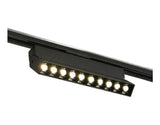 20W Dimmable LED Track Luminaire, Black Painted Finish; Compatible with H-Type Single-Circuit Track; 3000K CCT (Warm White); CRI 90+; 30° Narrow Flood Beam; Suitable for Wall Art and Accent Appl