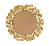 Martha Stewart Eden 30.5-Inch Ginkgo Wall Mirror in Antique Gold Foil