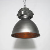 Industrial Style Dome Pendant Lighting 1 Head Metal Mine Light with Round Wire Cage