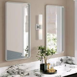 Brushed Nickel 2 light ADA Bath Vanity