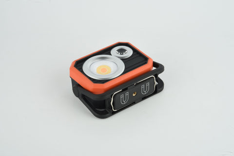 Portable 4 Color Temperature Rechargeable Multifunction COB Spot Work Light with Magnet Base