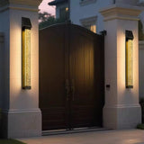 Solar LED Wall Light with Smart Light Control (Dusk-to-Dawn Sensor, Energy-Efficient Operation)