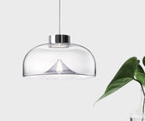 Colored Glass Round Pendant Light