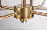 Yorktown 4 Light
Pendant; Burnished Brass Finish; Clear Glass