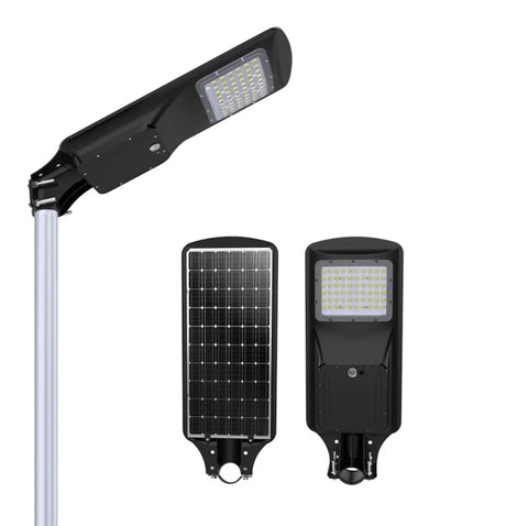 Smart city Intelligent outdoor lamp integrated all in one led 100W solar street light