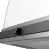 4-Light Foyer Pendant in Matte Black with Brushed Nickel Accents and Clear