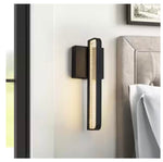 Led Black Integrated Outdoor Wall Light diecast aluminum