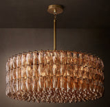 Chiara Smoke Glass Round Chandelier (47″)