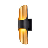 Z Cattleya 14.5-in H Multiple finishes Gold Hardwired Integrated LED Outdoor Wall Light