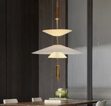 LED Hanging Lamp Flying UFO Pendant Lights (Size : 3 Layers A Small)