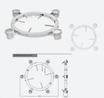 LED RING TREE LIGHT DIECAST ALUMINUM