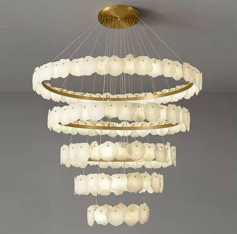 Koli Ziradon Natural Marble Series LED Chandelier