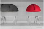Led Acoustic Pendant Light Recycled Material round Wool Felt Sound Absorbing Fabric Pendant Lamp