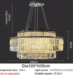 Ring Crystal Chandelier