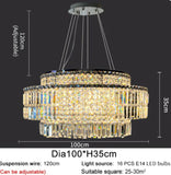 Ring Crystal Chandelier