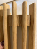 Vintage Walnut Solid Wood Grid Wall Lamp Wabi-sabi style Wall Sconce lights for Bedroom Bedside Living Dining Room