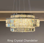 Ring Crystal Chandelier