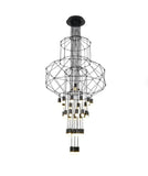 Wireflow Chandelier 2300-QS
The Lines Chandelier lamps. the Lines  Chandelier light fittings reinterpret and update the traditional suspended lighting fixture through an exercise of simplification, bestowing a delicate and marked conceptual character to a